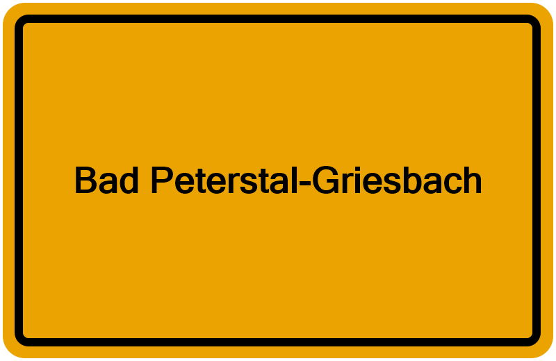 Handelsregisterauszug Bad Peterstal-Griesbach